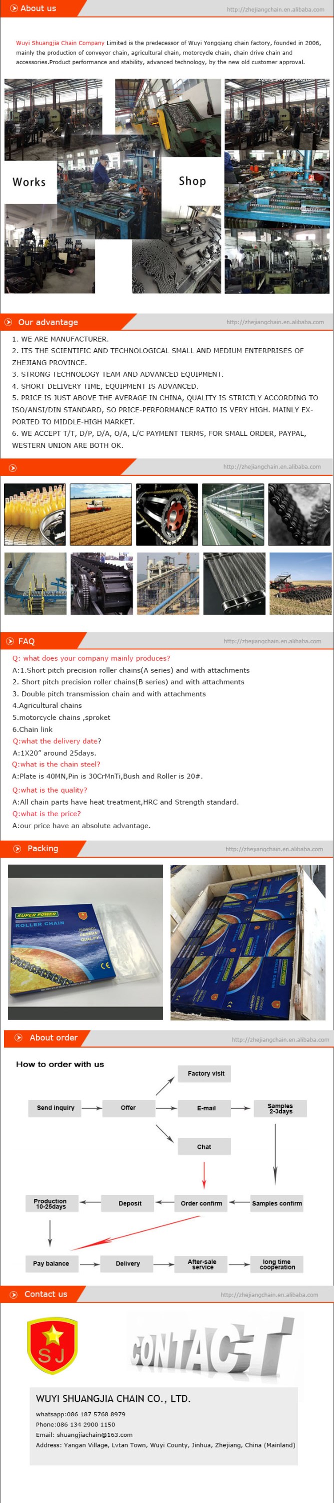 Velik valjčne verige